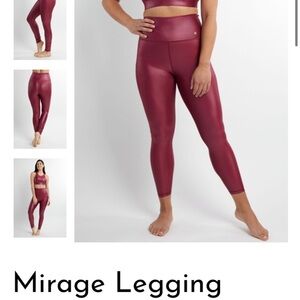 Savvi Mirage shimmery metallic leggings